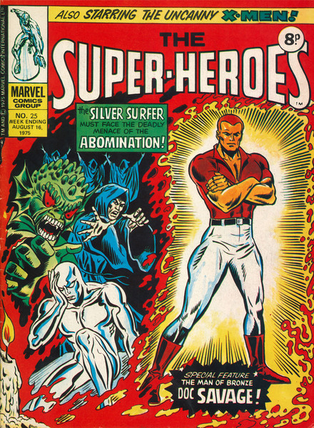 Cover: Super-Heroes #25 (15 August 1975). 