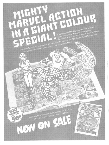 Advertisement: Savage Sword of Conan #3 (22 March 1975). 