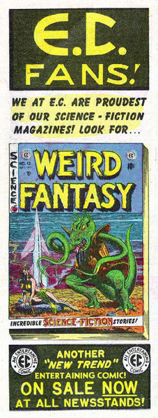 Advertisement: Mad #1 (10 July 1952).  