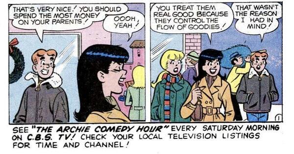 Note: Betty and Veronica #169 (January 1970).  