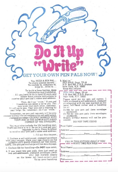 Advertisement: Archie #248 (November 1975). 