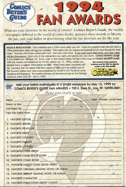 Solicitation: Star Trek Deep Space Nine #22 (May 1995). 