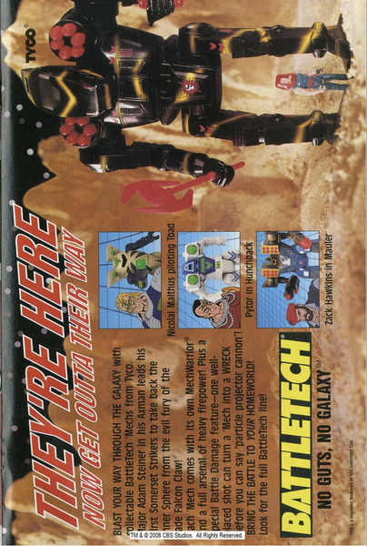 Advertisement: Star Trek Deep Space Nine Terok Nor #0 (January 1995). 