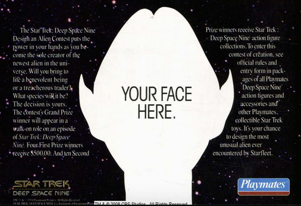 Solicitation: Star Trek: The Next Generation / Star Trek: Deep Space Nine #2 (January 1995). 