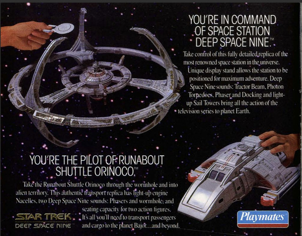 Advertisement: Star Trek: The Next Generation / Star Trek: Deep Space Nine #2 (January 1995). 