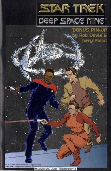 Documentary paratext: Star Trek Deep Space Nine #3 (October 1993). 