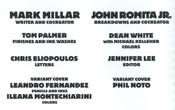 Name of author: Hit-Girl #1 (August 2012). 