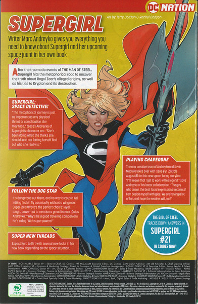 Public authorial epitext: Detective Comics #987 (October 2018). 