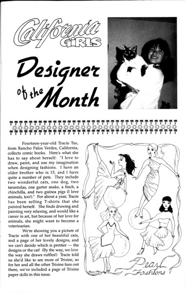 Publisher’s peritext: California Girls #7 (January 1988). 