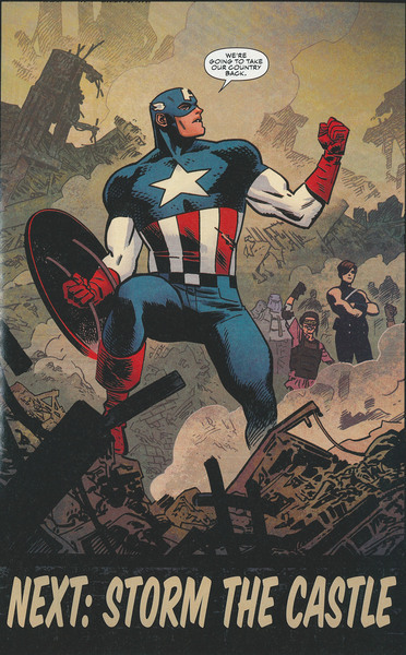 Note: Captain America #698 (April 2018). 