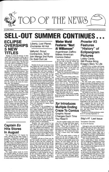 Publisher’s peritext: California Girls #4 (September 1987). 