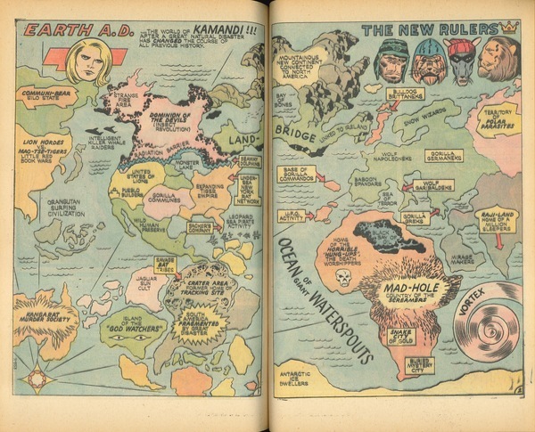 Documentary paratext: Kamandi, The Last Boy On Earth #32 (August 1975). DC Comics. 