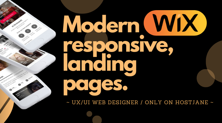 I will design a Wix landing page to rank you in November 2023