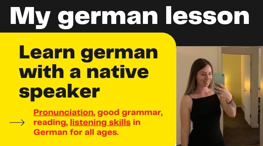 Learn German with me from level A1 to C1 in October 2023