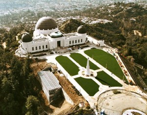 Griffith Observatory er mjög vinsæll túristastaður vegna allra kvikmyndanna, sem tengjast staðnum.