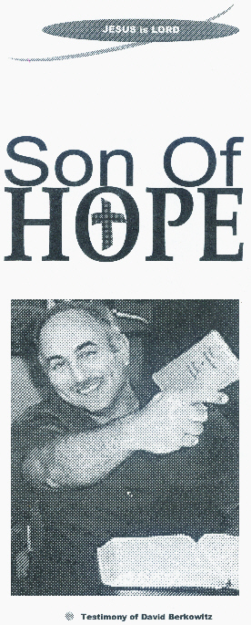 May God bless everyone who is reading this message. My name is David Berkowitz, and I am a prison inmate who has been incarcerated for more than twenty-two years. I have been sentenced to prison for the rest of my life. My criminal case is well known and was called the 