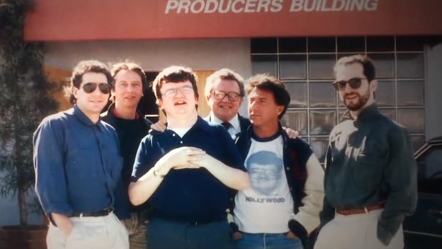 Kim Peek til vinstri og Dustin Hoffman til hægri.