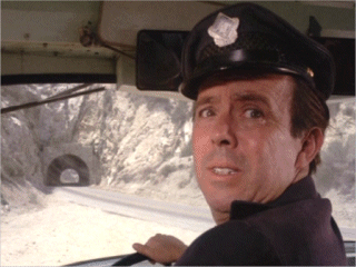 Bílstjóri skólabílsins.