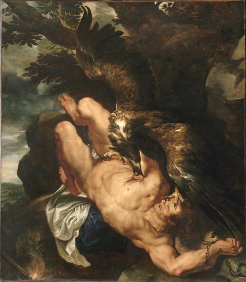 Peter Paul Rubens and Frans Snyders, Prometheus Bound, c. 1611-1618, oil on canvas. Philadelphia Museum of Art.