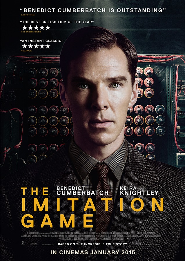 Nýlega var gerð stórgóð mynd um Alan Turing, sem einmitt heitir: The Imitation Game (2014).