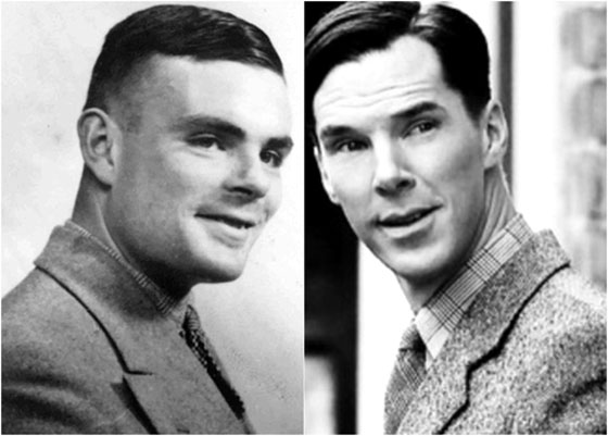 Turing og Cumberbatch.