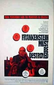 Frankenstein Must Be Destroyed, 1969.