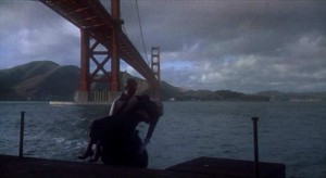 Hin fræga Golden Gate brú við San Fransisco.
