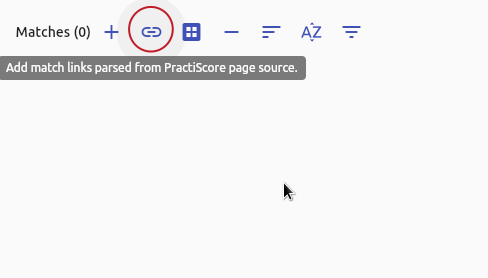 parse practiscore source button