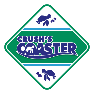 Crush's Coaster at Disneyland Paris - Walt Disney Studios logo