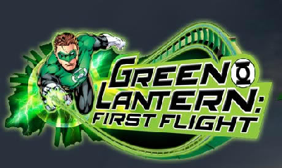 Green Lantern: First Flight at Six Flags Magic Mountain logo