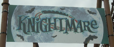 Knightmare at Camelot Theme Park logo