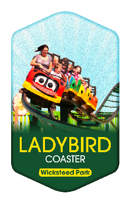 Ladybird at Wicksteed Park logo