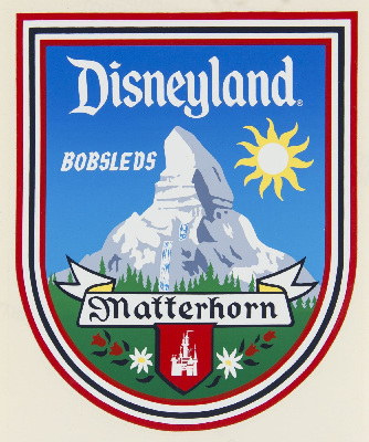 Matterhorn Bobsleds (Fantasyland) at Disneyland Resort - Disneyland logo