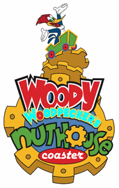 Woody Woodpecker's Nuthouse Coaster logo