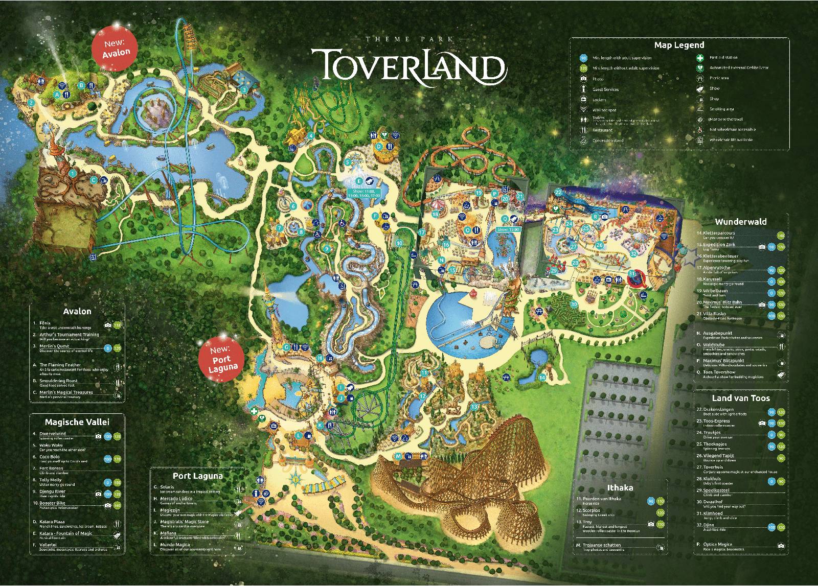 Map of Toverland