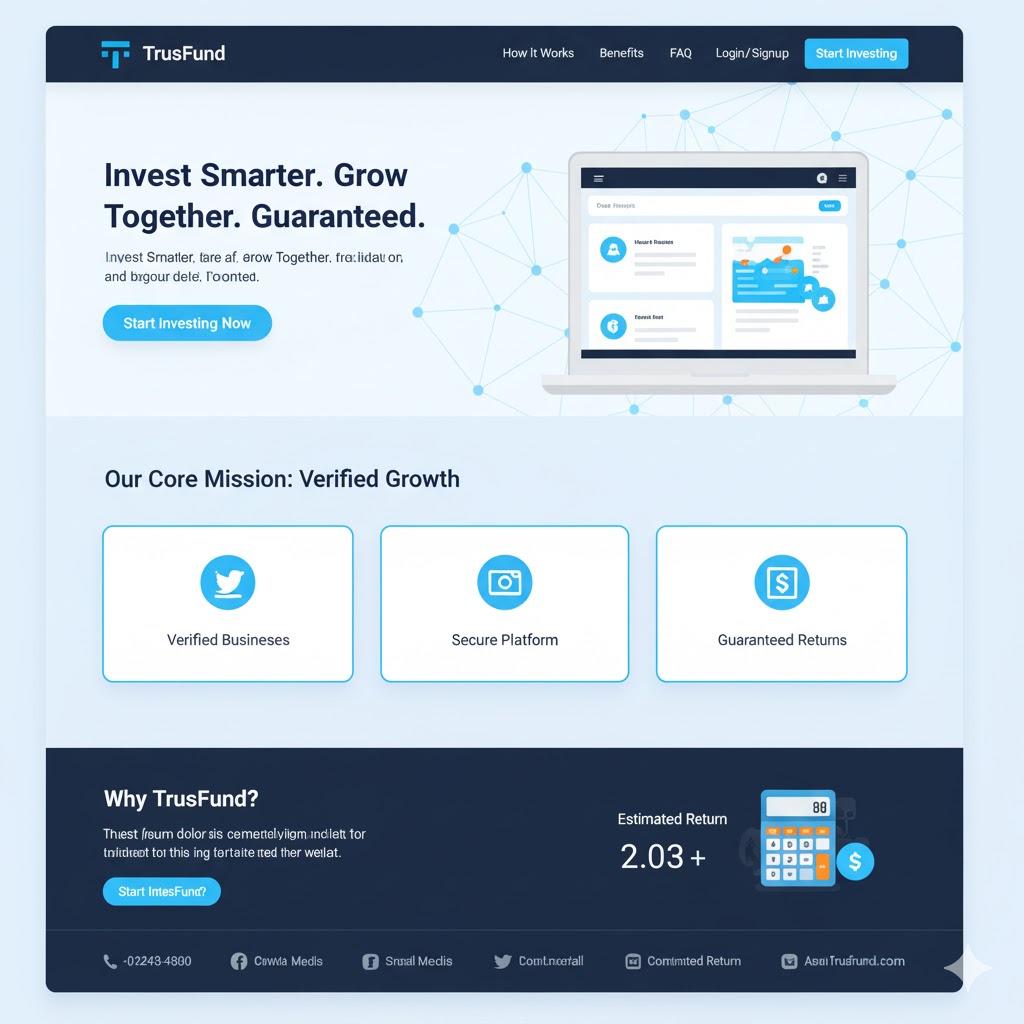 TrusFund Dashboard Preview