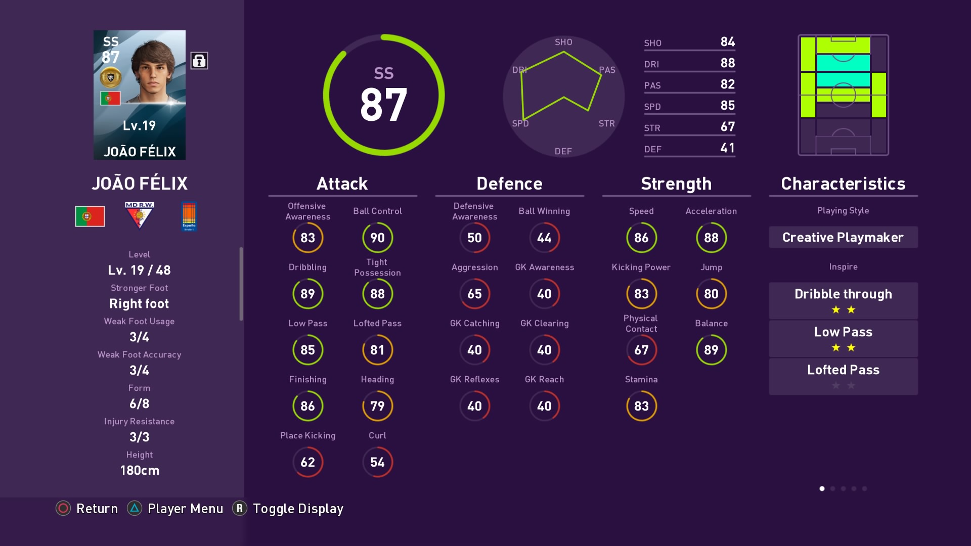 João Félix in PES 2020 myClub