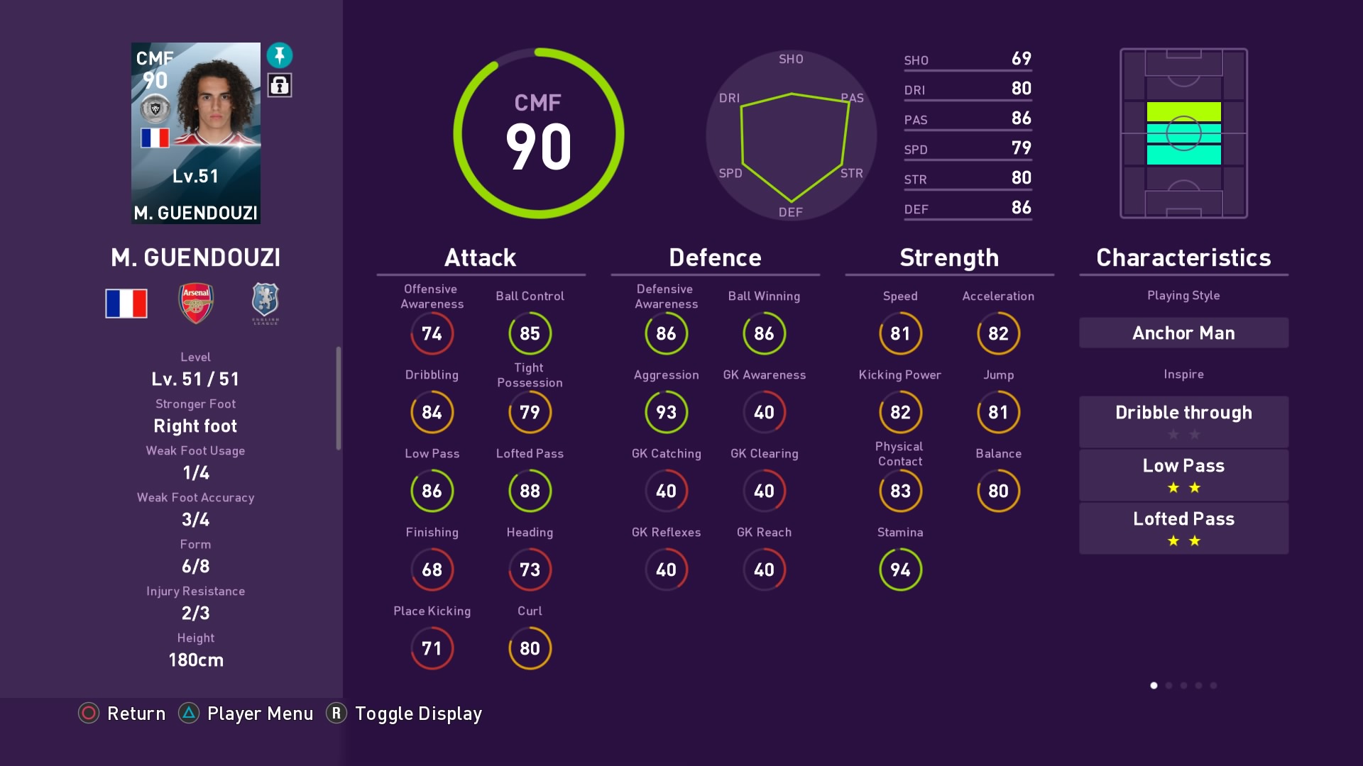 Matteo Guendouzi in PES 2020 myClub