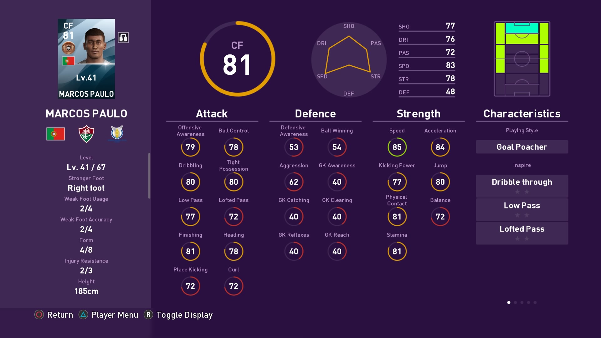 Marcos Paulo in PES 2020 myClub