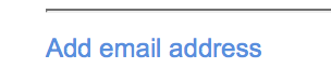 Add email address