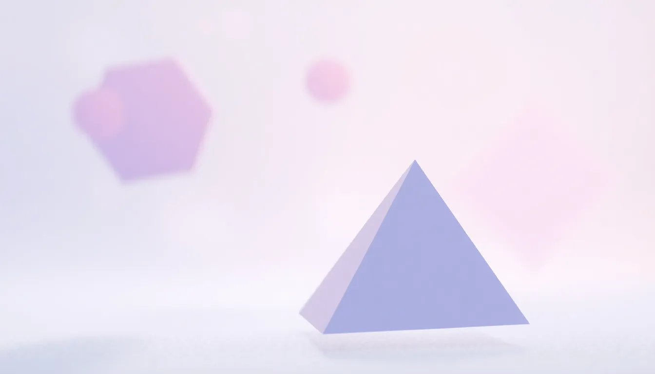 Dreamy Geometric Shapes in Pastel