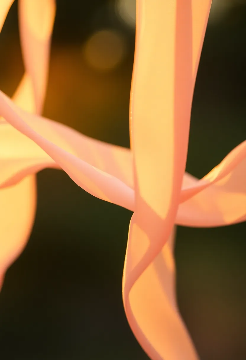 Floating Silk Ribbons Abstract