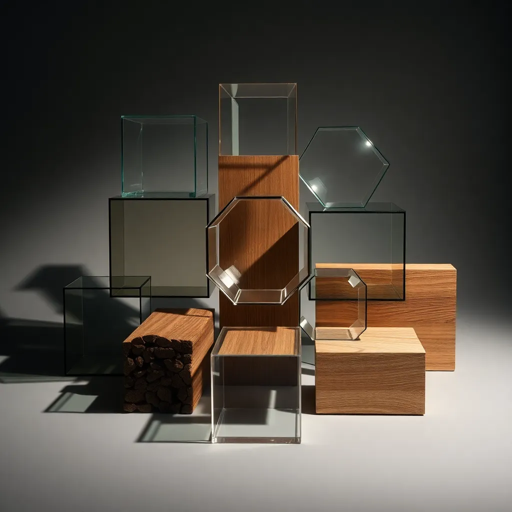 Geometric Shapes Abstract Composition