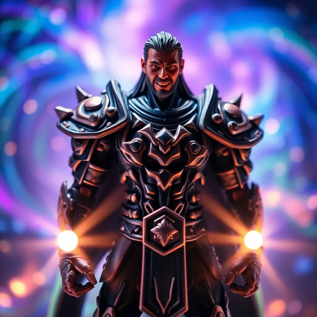 Collectible Fantasy Action Figure Close-Up