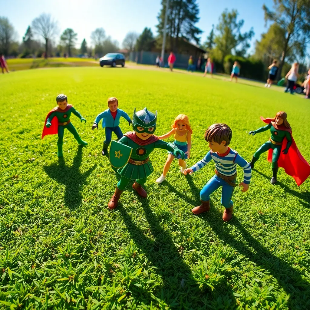 Action Figures on Outdoor Adventure