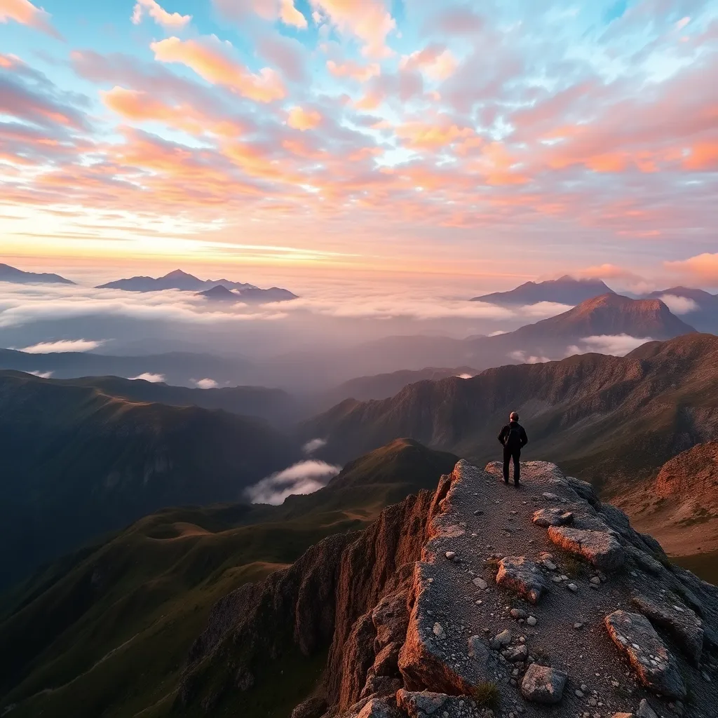 Stunning Mountain Sunrise Adventure