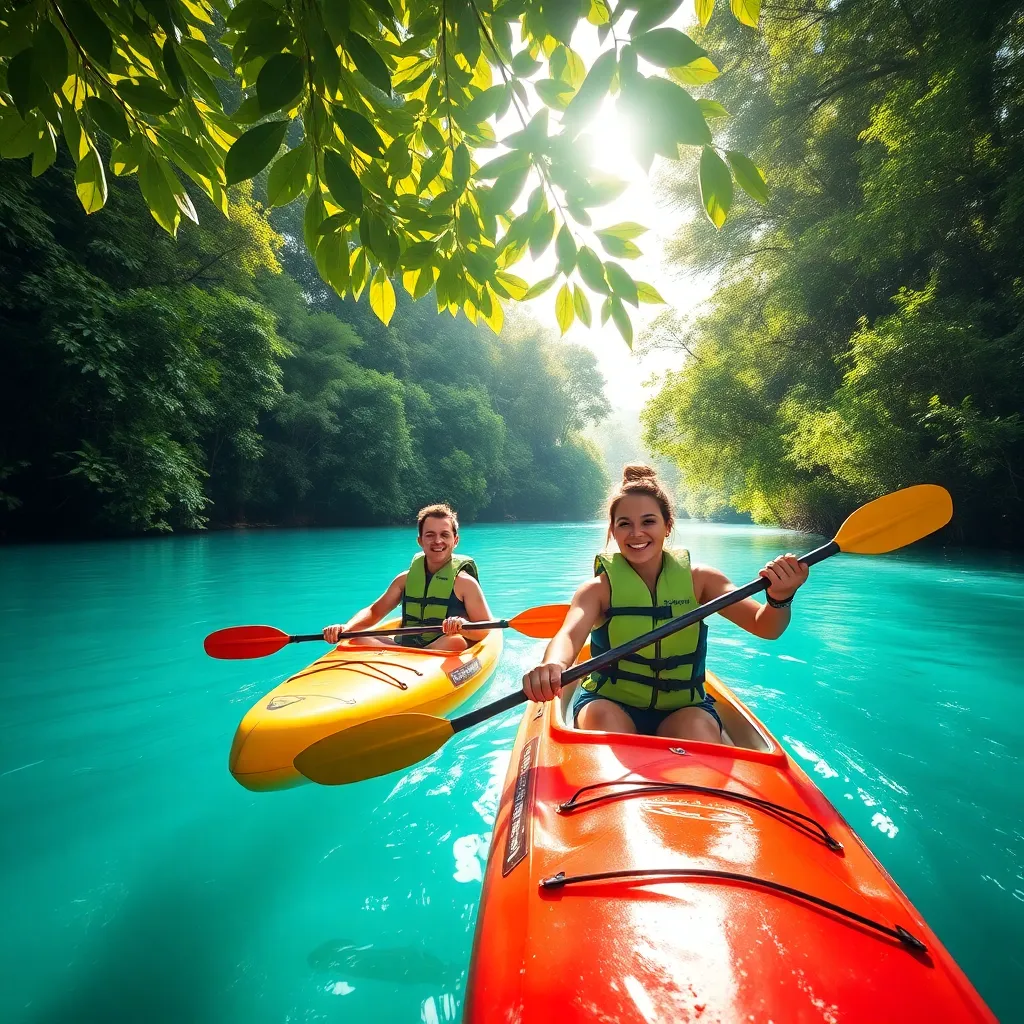 Kayaking Adventure in Tropical Paradise