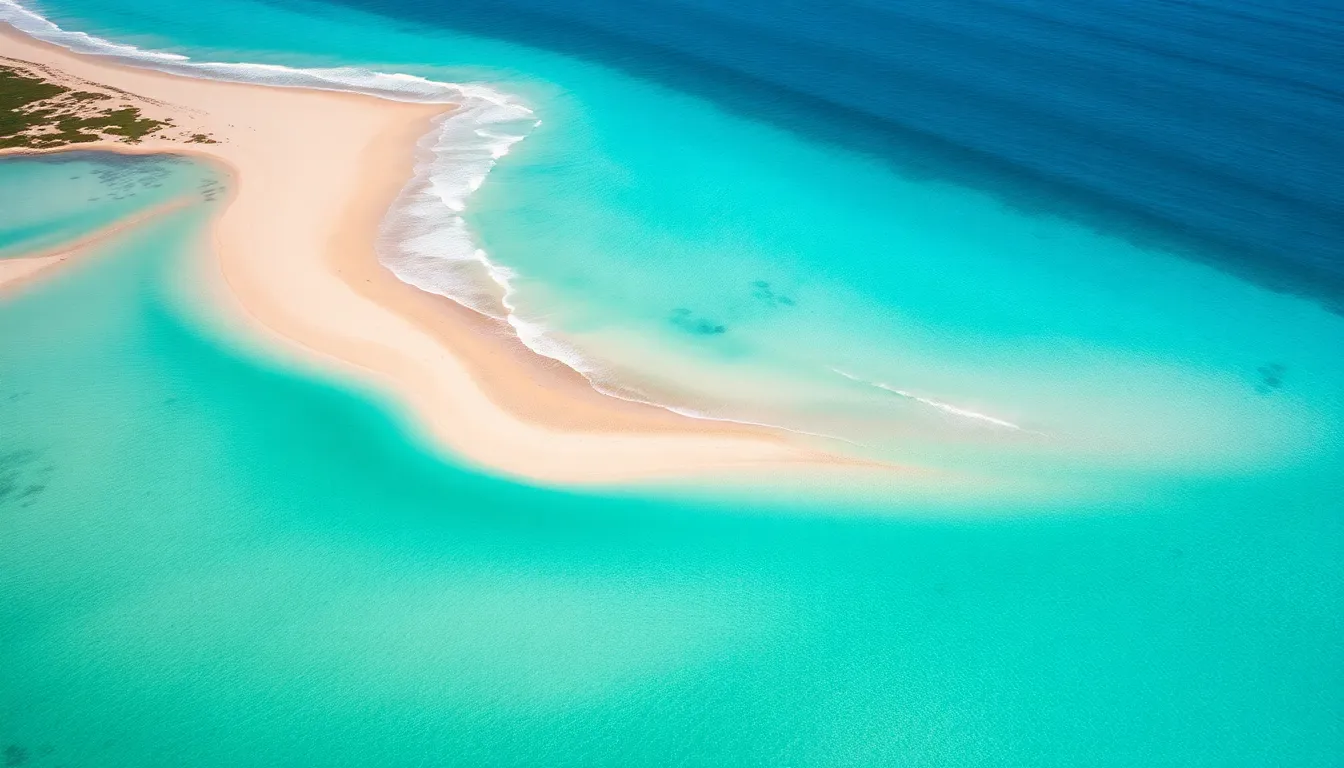 Winding Coastline with Turquoise Waters