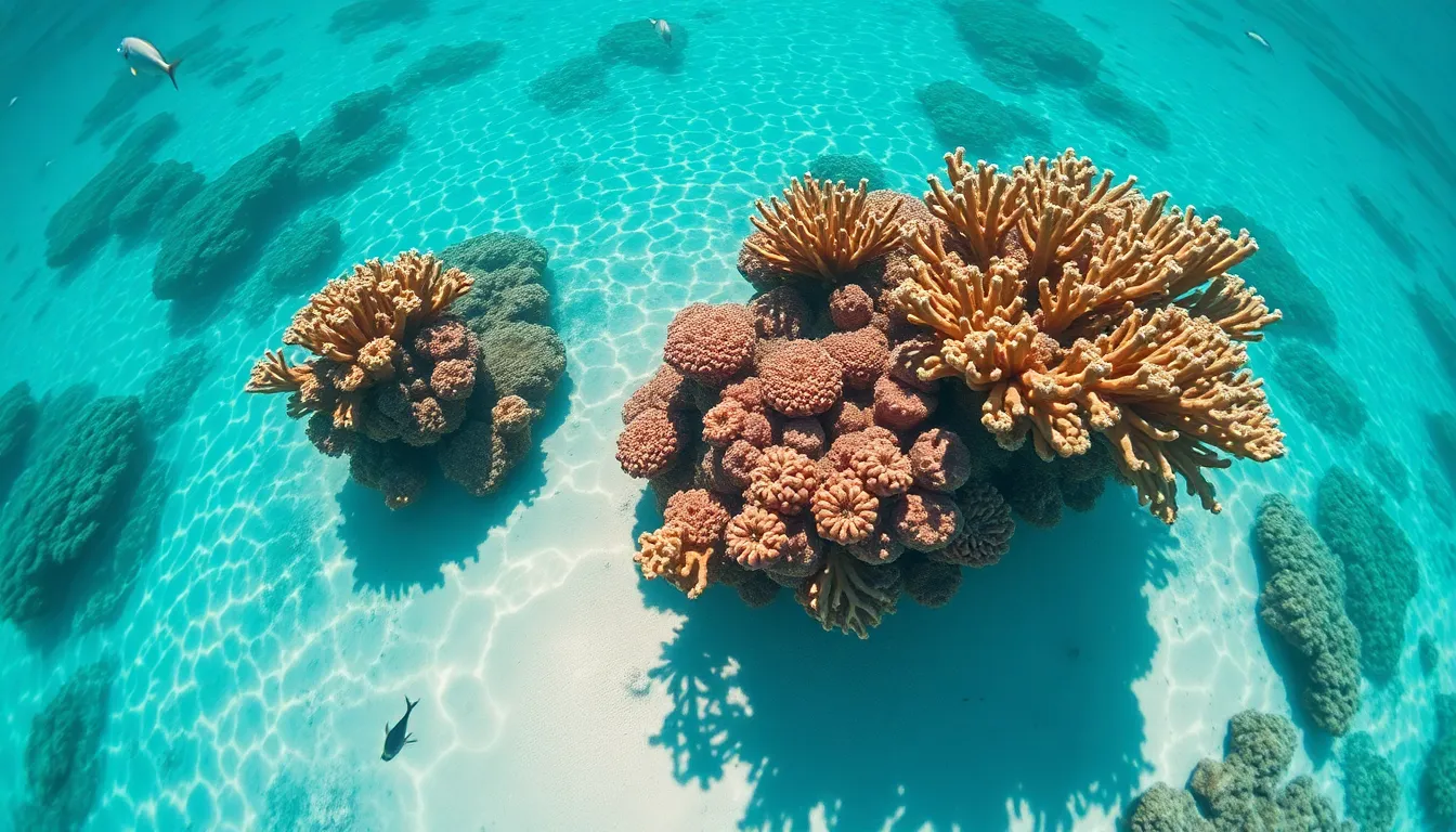 Vibrant Coral Reef in Crystal Clear Waters