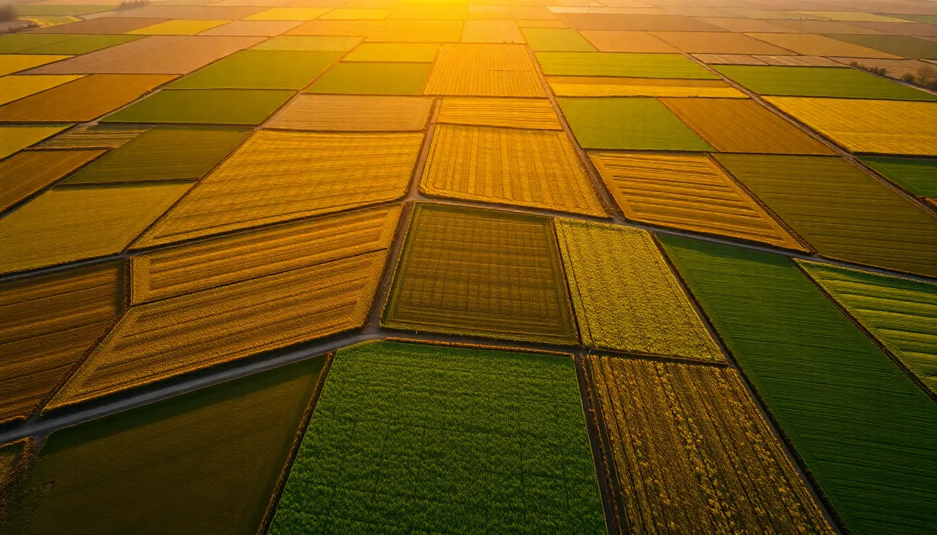 Autumn Forest Aerial View